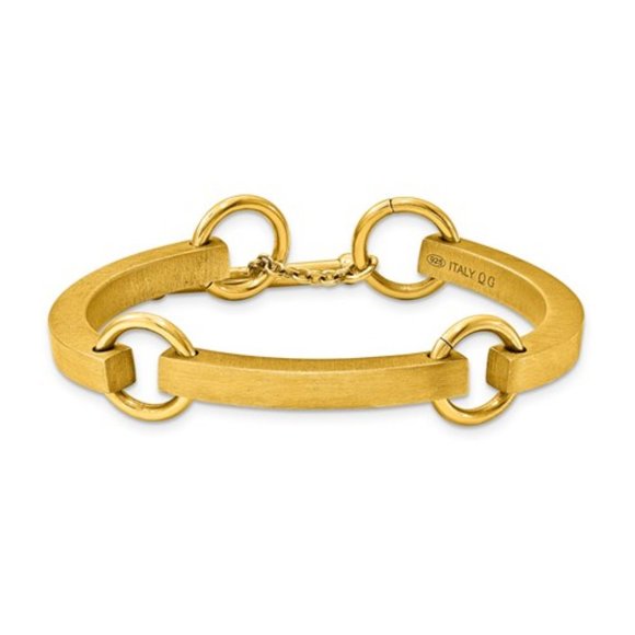 Sterling Silver, Gold Plated Bracelet
